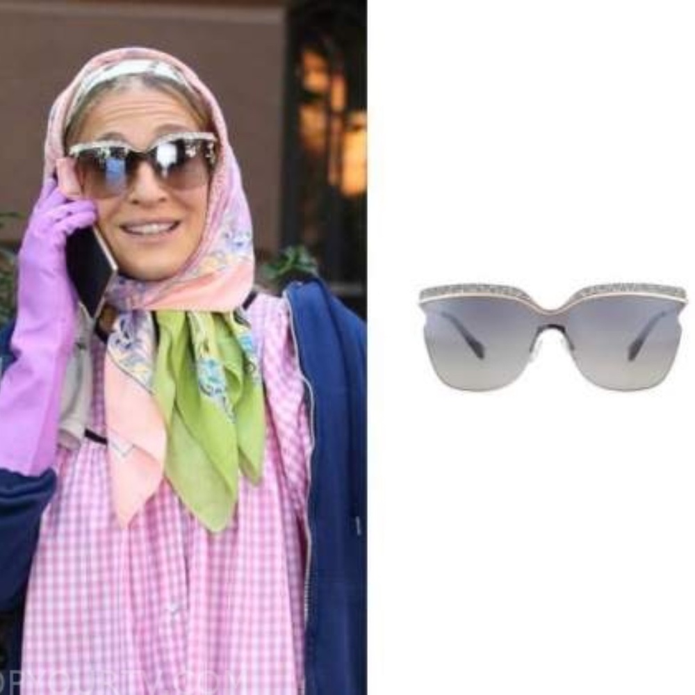 Jimmy Choo Jezebel Exaggerated Brow Sunglasses - image 1